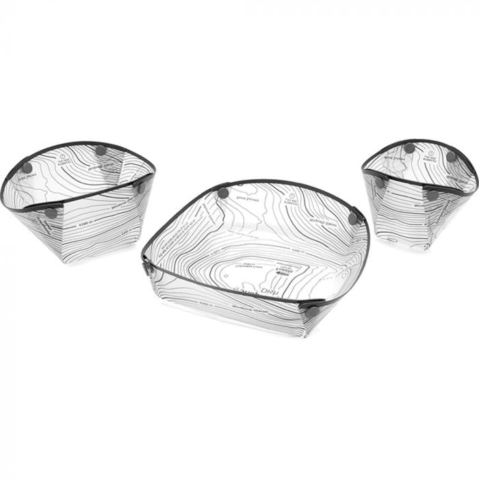Cup,　Origami　Fozzils　Plate　Snap　Fold　Bowl　Set