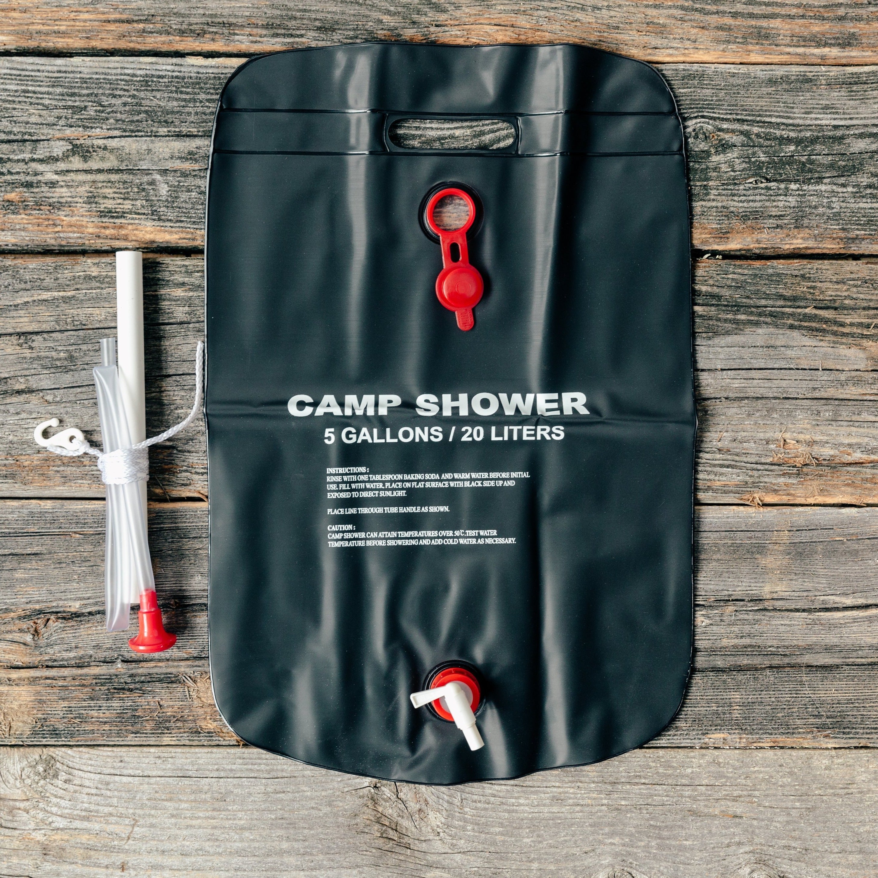 Bolsa de ducha portátil para acampar