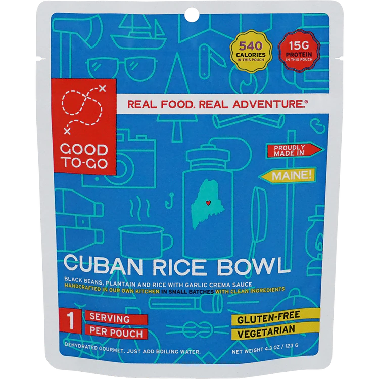 Cuban Rice Bowl Freeze Dried Backpacking Meal | Good to Go