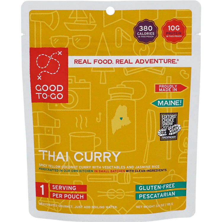 Thai Curry Freeze Dried Backpacking Meal | Good to Go