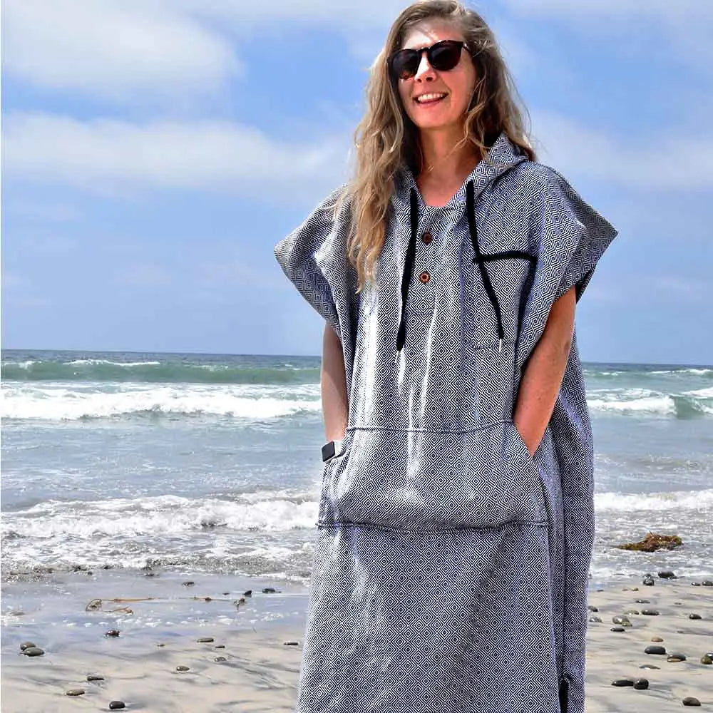 West Path | Hooded Poncho Lightweight Changing Robe
