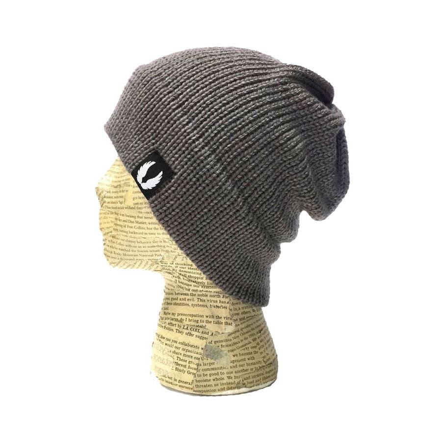 Akins | Ahab Winter Knit Beanie Hat - Grey, Beanie, Akinz, Defiance Outdoor Gear Co.