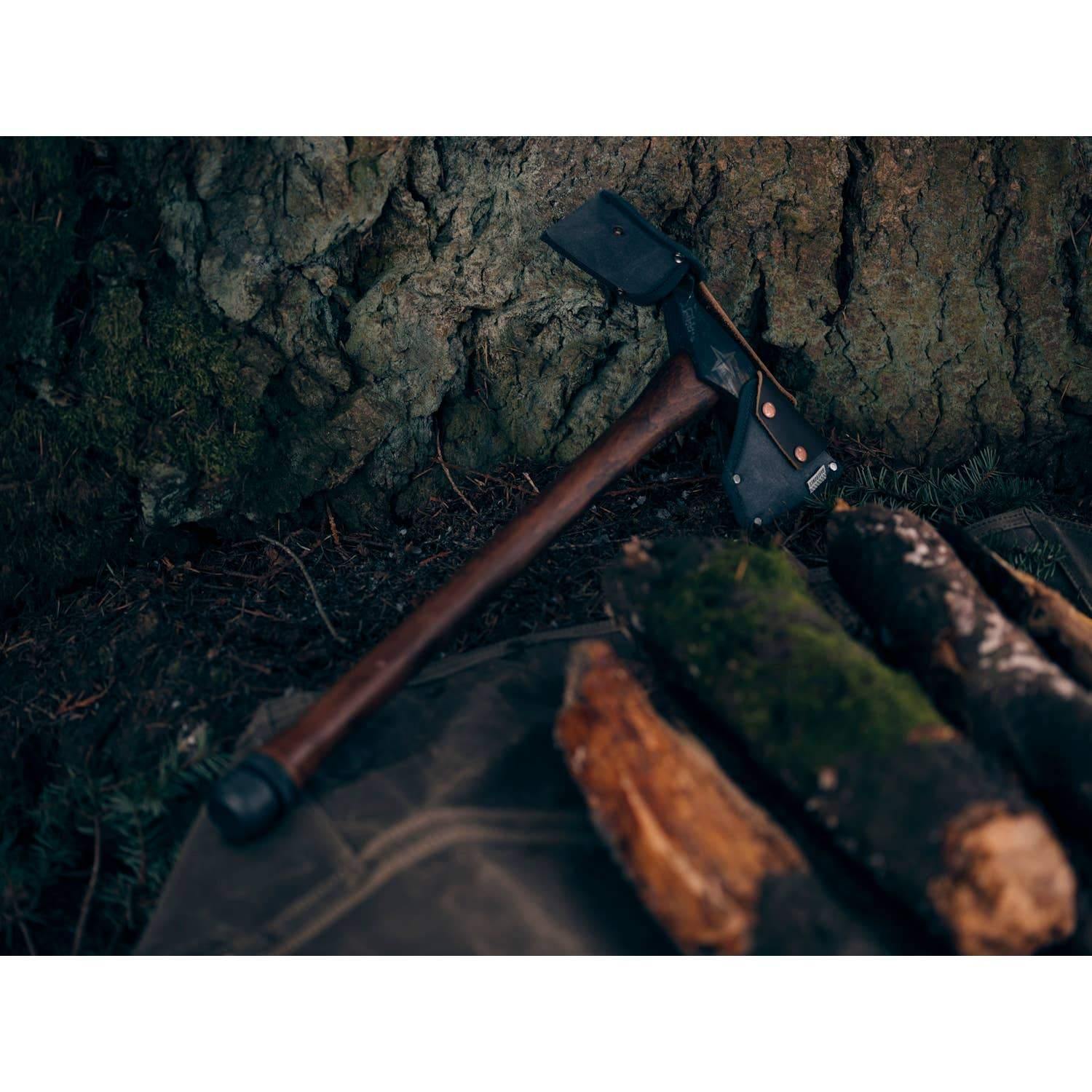 Barebones | Pulaski Axe with  Wooden Handle & Canvas Sheath, Axes, Barebones, Defiance Outdoor Gear Co.