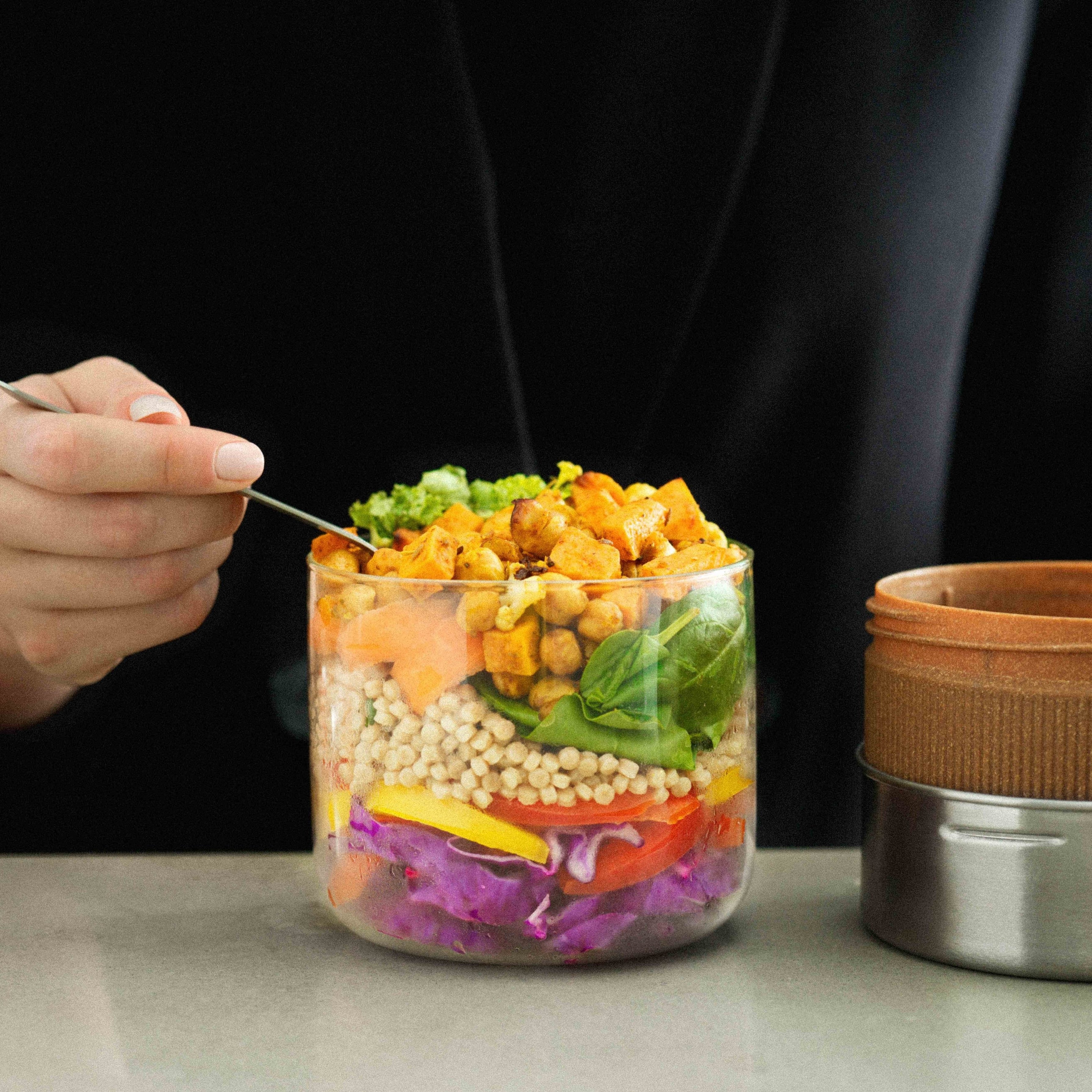 Black + Blum | Glass Lunch Pot Travel Food Storage Container - Large, Food Container, Black + Blum, Defiance Outdoor Gear Co.