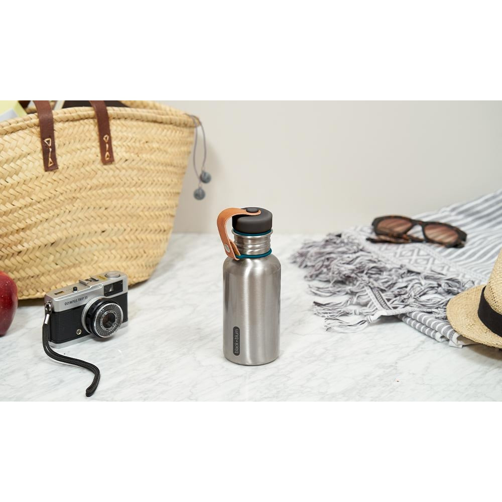 Black + Blum | Kid Sized Stainless Steel Insulated Water Bottle With Leather Strap, Water Bottle, Black + Blum, Defiance Outdoor Gear Co.