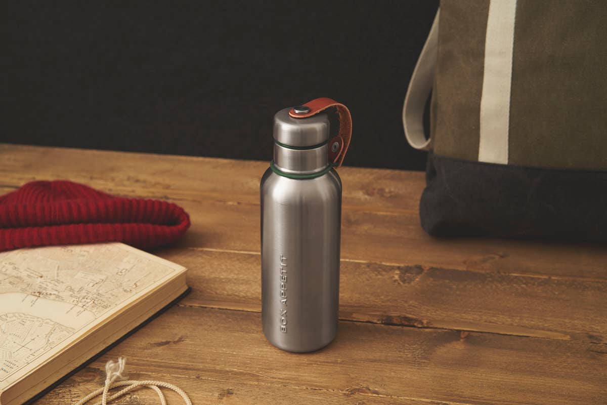 Black + Blum | Stainless Steel Insulated Water Bottle With Leather Strap, Water Bottle, Black + Blum, Defiance Outdoor Gear Co.
