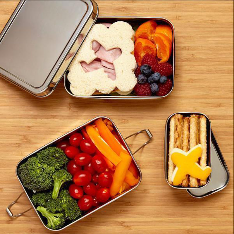 ECOlunchbox |  Three-in-One Classic Bento Lunch Box - Stainless Steel, Bento Box, ECOLunchbox, Defiance Outdoor Gear Co.