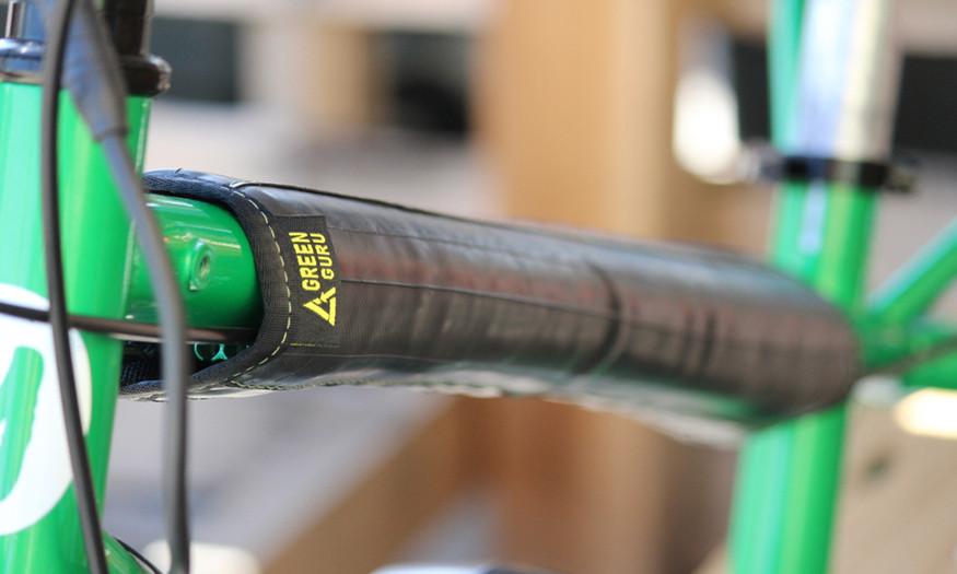 Green Guru | Bicycle Top Tube Protector - Made With Recycled Bike Tubes, Bike Attachment, Green Guru, Defiance Outdoor Gear Co.
