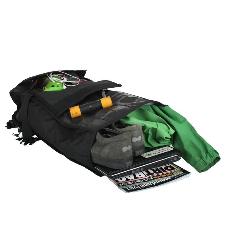 Green Guru | Recycled Bike Tube Commuter Backpack, Backpacks, Green Guru, Defiance Outdoor Gear Co.