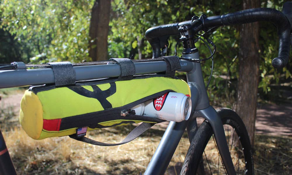 Green Guru | Tubular Bike Frame Bag with Insulated Can Sleeve Attachment & Carrying Sling, Bike Gear, Green Guru, Defiance Outdoor Gear Co.