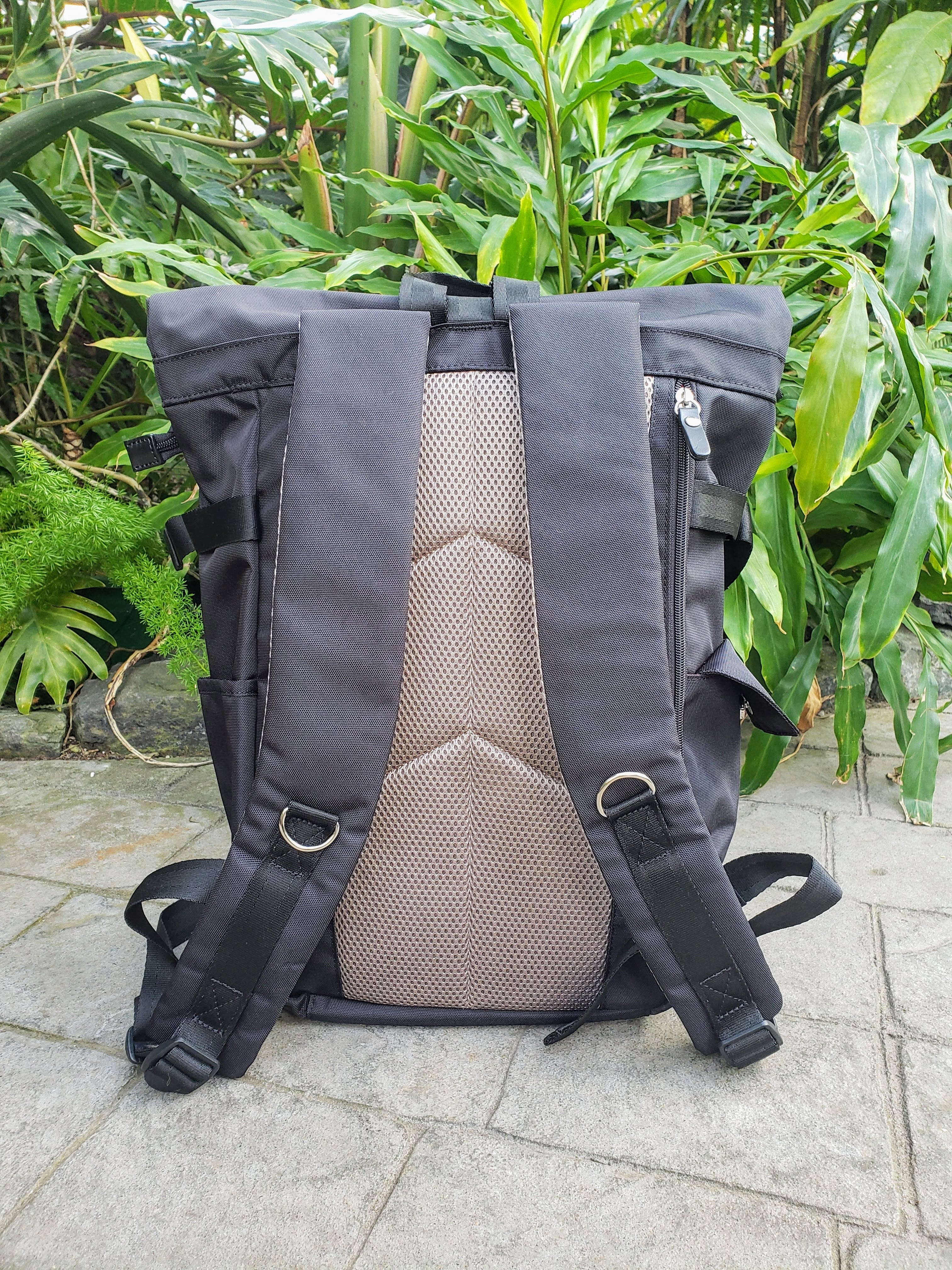 Harvest label outlet rolltop backpack