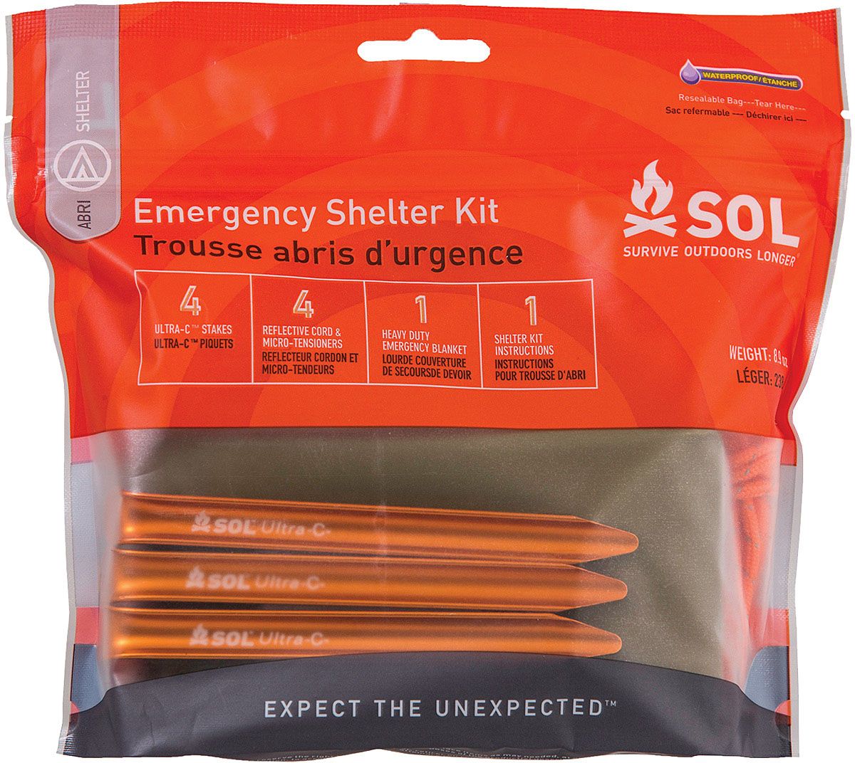 Sol | Emergency Shelter kit, Emergency Shelter, Sol, Defiance Outdoor Gear Co.