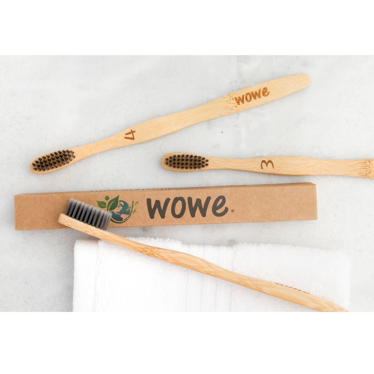 Wowe | Charcoal Infused Bristle Bamboo Toothbrush, Tooth Brushes, Wowe, Defiance Outdoor Gear Co.
