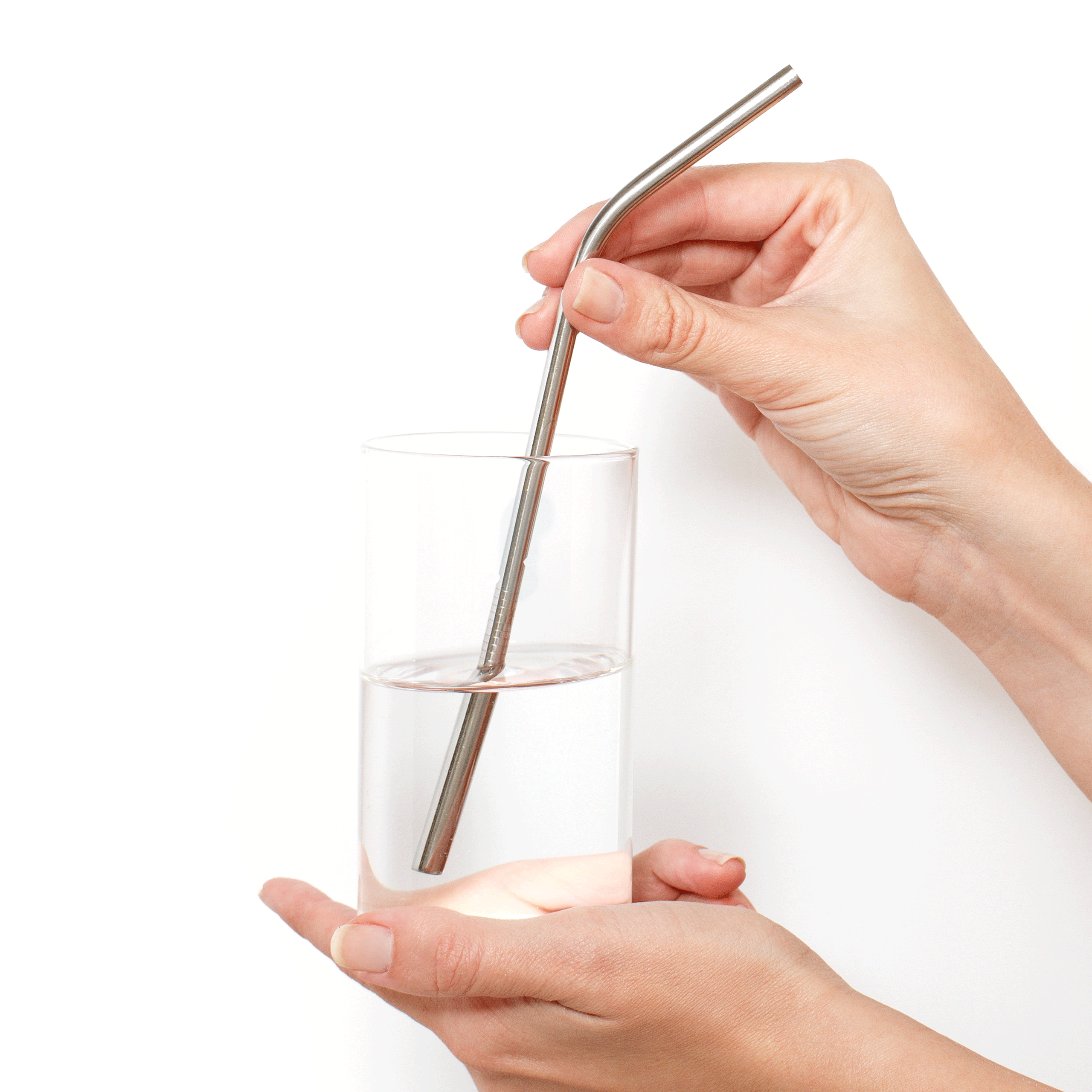 Wowe | Reusable Curved Stainless Steel  Drinking Straws With Cleaning Brush, Straws, Wowe, Defiance Outdoor Gear Co.