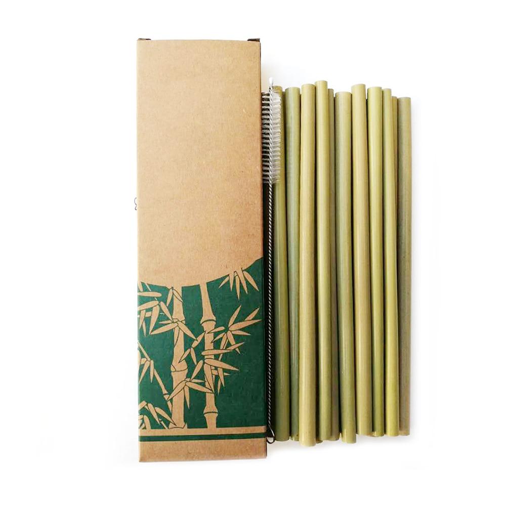 Zero Waste MVMT | The Best Reusable Bamboo Drinking Straws With Cleaning Brush - 10 Pack, Straw, Zero Waste MVMT, Defiance Outdoor Gear Co.